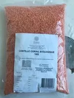 Mängden socker i Lentille de corail biologique