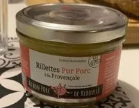 Mängden socker i rillettes pur porc