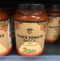Mängden socker i Sauce tomate basilic