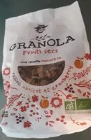 Mängden socker i Granola fruits secs