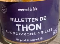 Mängden socker i Rillettes de thon aux poivrons grillés