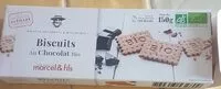 Mängden socker i Biscuits au chocolat bio