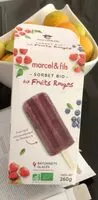 Mängden socker i Sorbetbio aux fruits rouges