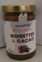 Mängden socker i Pâte à tartiner Noisettes et Cacao