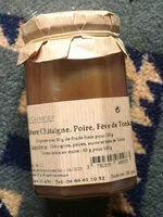 Mängden socker i confiture châtaignes, poires, tonka