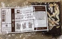 Mängden socker i Chocolat noir aux amandes