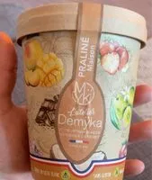 Mängden socker i Crème glacée praliné