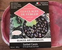 Mängden socker i Sorbet cassis