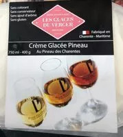 Mängden socker i Creme glacee pineau
