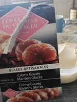 Mängden socker i Glaces Marrons glacées