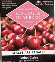 Mängden socker i Sorbet cerise