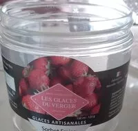 Mängden socker i Sorbet fraise