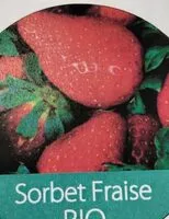 Mängden socker i Sorbet fraise bio