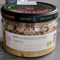 Mängden socker i Crumble de courges aux champignons et noisettes