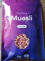 Mängden socker i Muesli fruits rouges