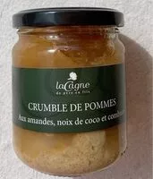 Mängden socker i Crumble de pommes