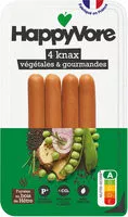 Mängden socker i Knax végétales & gourmandes