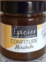 Mängden socker i Confiture mirabelle