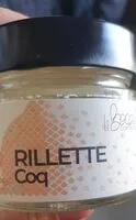 Mängden socker i Rillettes coq