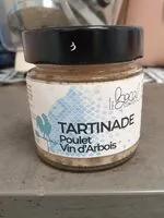 Mängden socker i Tartinade Poulet Vin d'arbois