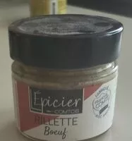 Mängden socker i RILLETTE BOEUF