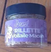 Mängden socker i Rillettes voltaire macvin