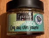 Mängden socker i Tartinade Coq au vin