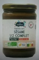 Mängden socker i Tahin 100% Sésame Demi-Complet Bio