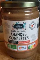 Mängden socker i Purée 100% Amandes Complètes Bio