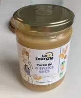 Mängden socker i Purée de 4 fruits secs