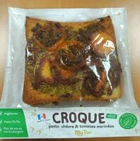 Mängden socker i Croque végé tomate pesto chèvre