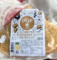 Mängden socker i Crepes fourrees au chocolat