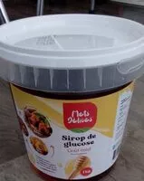 Mängden socker i Sirop glucose goût miel