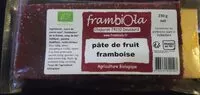 Mängden socker i Pâte de fruit framboise