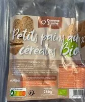 Mängden socker i Petits pains aux céréales Bio - Comme j’aime