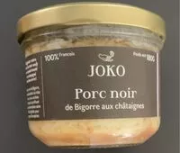 Mängden socker i Paté porc noir aux chataignes