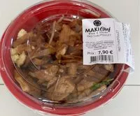 Mängden socker i Pad thaï poulet