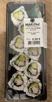 Mängden socker i California surimi avocat