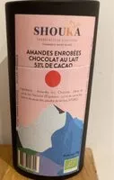Mängden socker i Amandes enrobées Chocolat au lait 53% de cacao