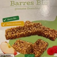 Mängden socker i Barres bio pomme framboise
