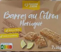 Mängden socker i Barres au citron meringué