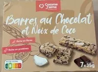 Mängden socker i Barres de céréales a la noix ee coco