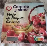 Mängden socker i Purée de pomme banane