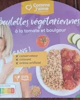Mängden socker i Boulettes végétariennes à la tomate et boulgour