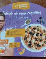 Mängden socker i Salade de mini coquilles à la grecque