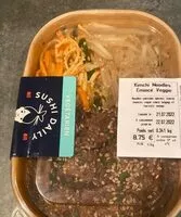 Mängden socker i Kimchi noodles émincé veggie