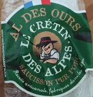 Mängden socker i Saucisson à l'ail des ours