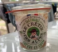 Mängden socker i Tartinable Chevre et Thym