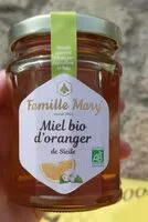 Mängden socker i Miel bio d'oranger de Sicile