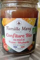 Mängden socker i Confiture bio au miel et fraise rhubarbe